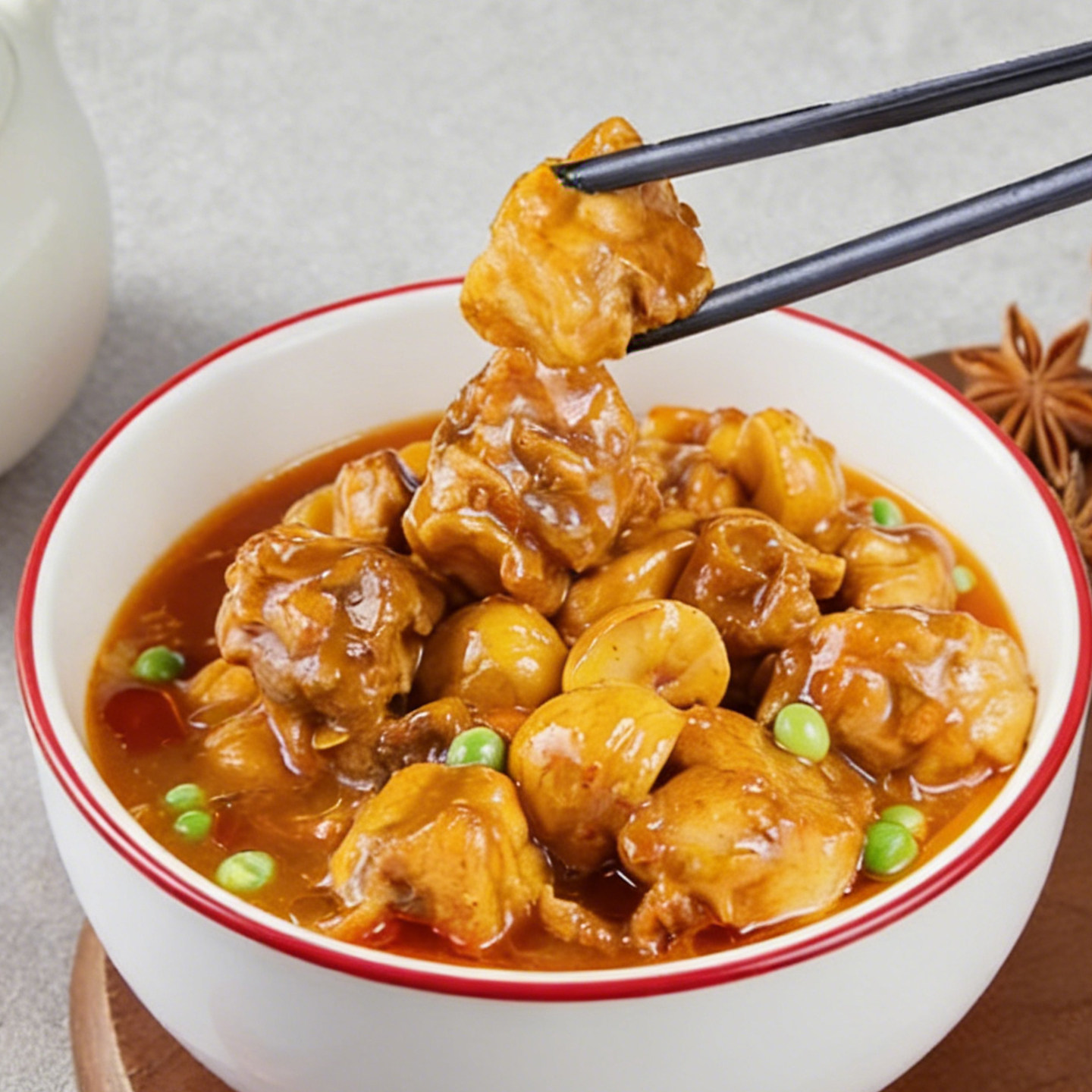 夏星黄金板栗鸡200g预制菜速食菜冷冻半成品快餐外卖盖浇饭料理包