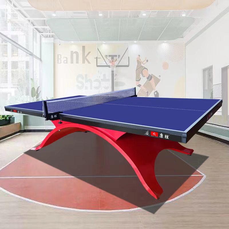 康胜大小彩虹桥式标准室内外家用乒乓球台乒乓球桌俱乐部比赛定做 - 图1