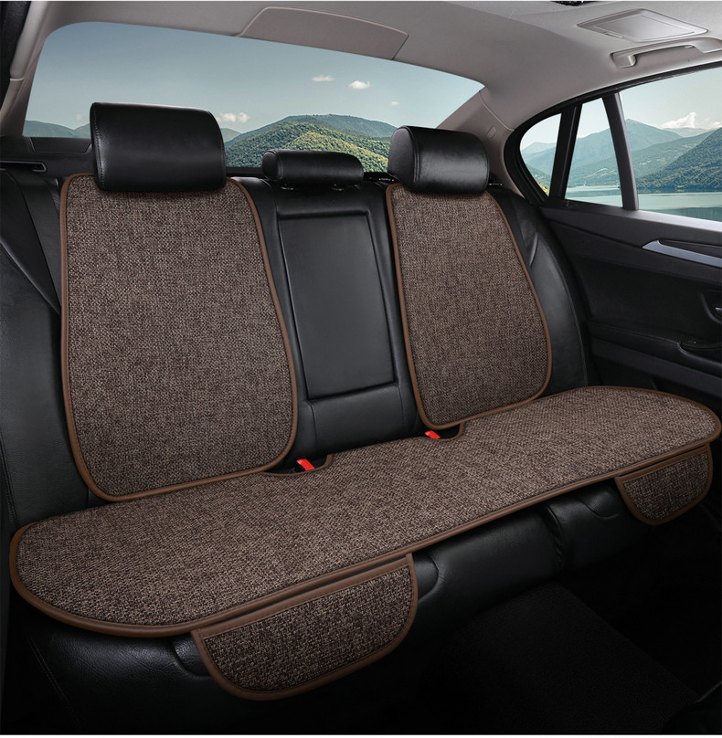汽车用腰靠粗麻四季通用防滑加厚靠背单片小蛮腰座椅三件套护背垫,淘宝优惠券,粉丝福利购,淘宝优惠卷