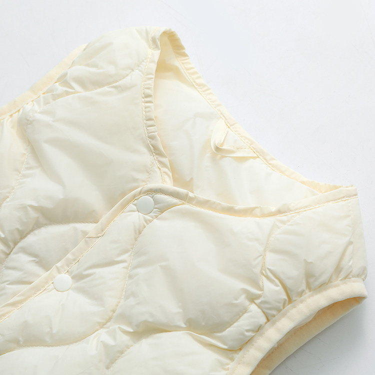 优款轻薄羽绒马甲男女菱形格V领内搭背心韩版短款儿童无袖内胆冬,淘宝优惠券,粉丝福利购,淘宝优惠卷