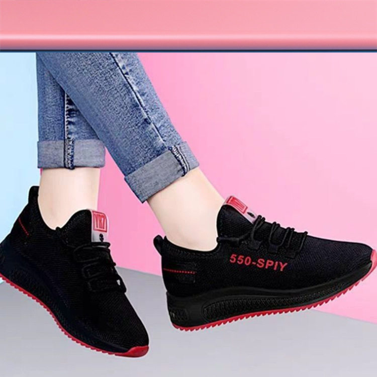 春季新款透气韩版时尚百搭女鞋跑步运动鞋轻便休闲鞋防滑软底单鞋,淘宝优惠券,粉丝福利购,淘宝优惠卷