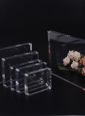 双面摆台卡透明相框定制亚克力