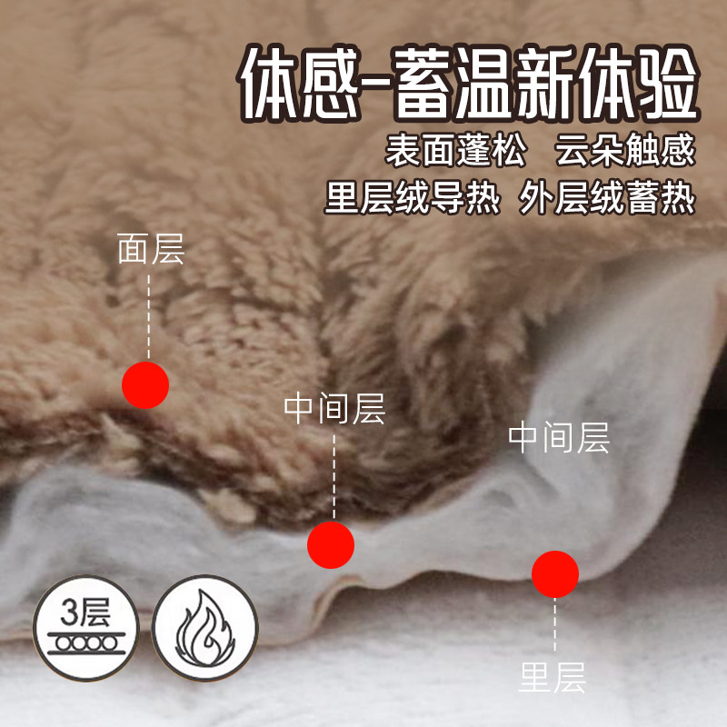 可爱轻松熊夹棉加厚毛绒动漫卡通睡衣男女家居服套装情侣款秋冬季,淘宝优惠券,粉丝福利购,淘宝优惠卷