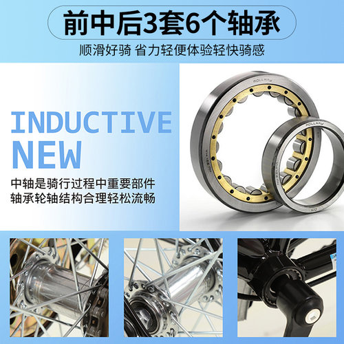 凤凰牌自行车女式24/26寸成人学生轻便上班代步单车城市复古通勤 - 图2