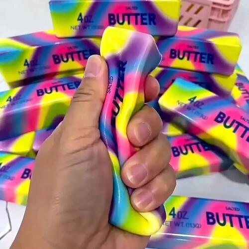 Colorful Squishy Butter Stick Soft Slow Rebound Squeeze Toy - 图3