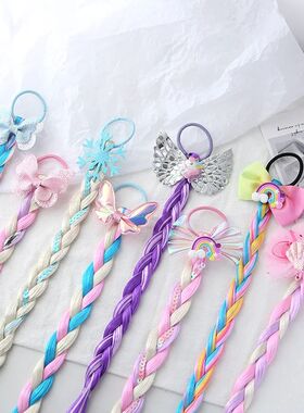Princess Braid Elsa Headband Hairpiece Cosplay Braided Wigs