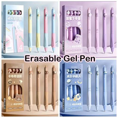 Cartoon Cute Capybara Erasable Gel Pens Kawaii Quick-Drying - 图0