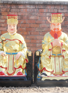华音殿四海龙王龙母神像