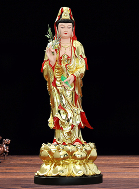 华音殿观音菩萨树脂玻璃钢佛像