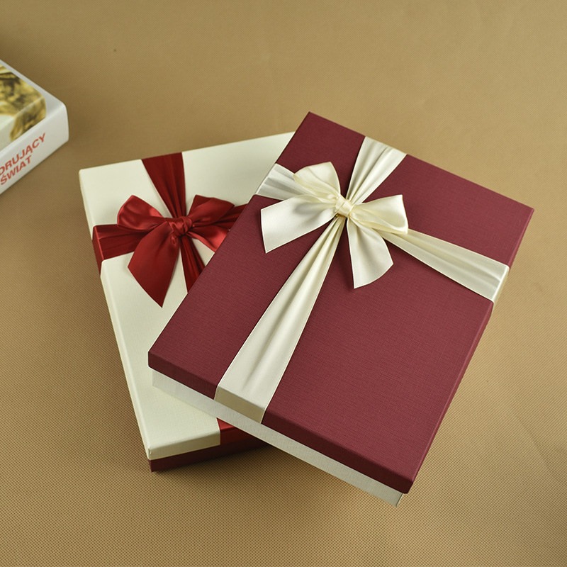 礼盒精美创意长方形大号简约韩版生日礼物包装盒伴手礼丝巾礼品盒-图2