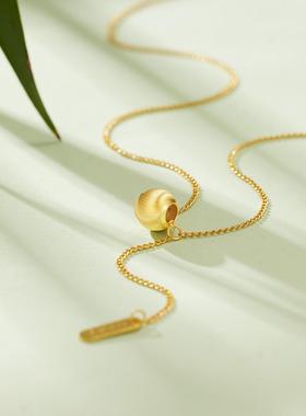 简约镀金项链女国潮牌子链链