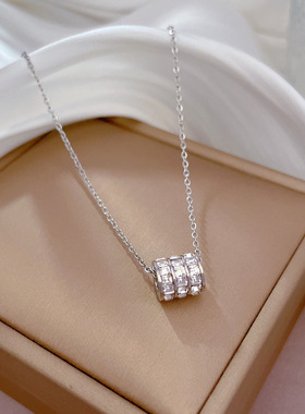 18K黄金色小蛮腰项链轻奢小众设计感高级锁骨链2025新款爆款颈链