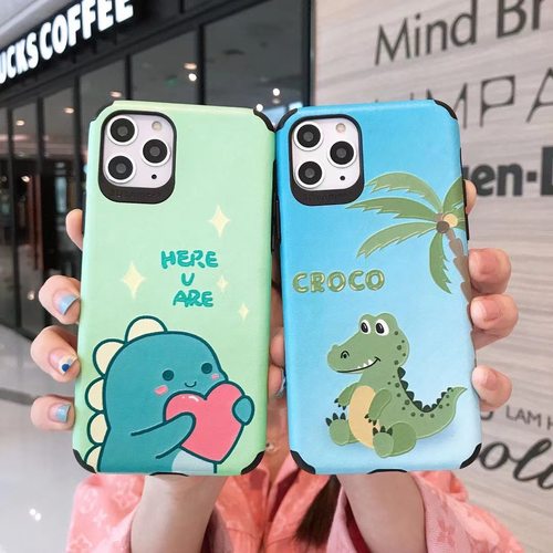 适用于OPPO RENO15C/13/10 A2 A6PRO A1 FINDX9 K13小羊皮纹彩绘卡通精孔手机壳四角防摔贴皮A58保护套批发A5 - 图0