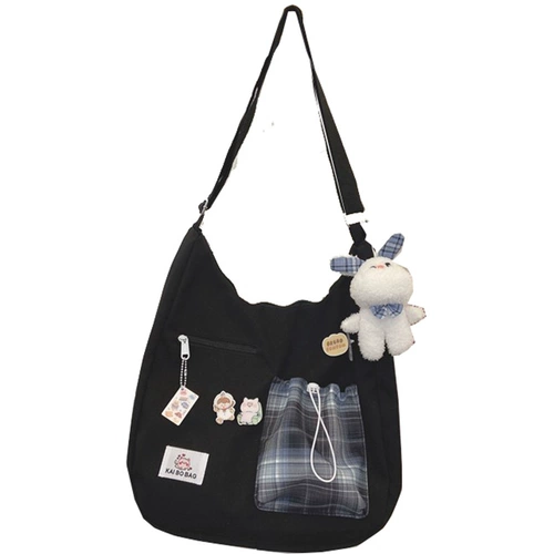 Вместительный и большой шоппер, милая японская вместительная и большая сумка через плечо на одно плечо, ранец, коллекция 2021