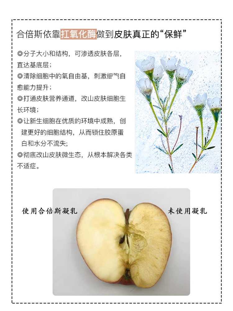 宛若皮脂膜~合倍斯润透修护凝乳保湿嫩白抗氧糖老化八功效调理 - 图2