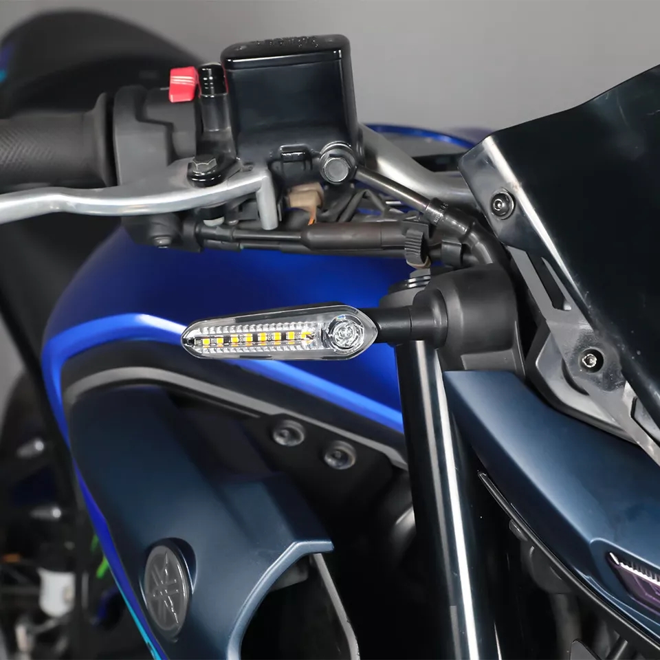 适用雅马哈 YZF R3 R25 R15 V2 V3 V4 前后转向灯摩托车LED转弯灯 - 图2