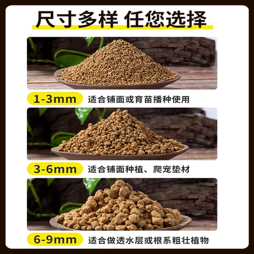 日本进口三本线硬质赤玉土盆景专用爬宠多肉纯颗粒铺面石大包原装 - 图0
