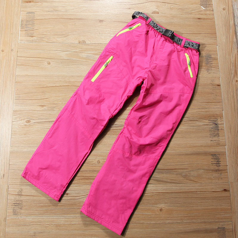 童装夹裤冬季新款中大童男童防水双层滑雪裤女童加绒拼接脚口长裤,淘宝优惠券,粉丝福利购,淘宝优惠卷