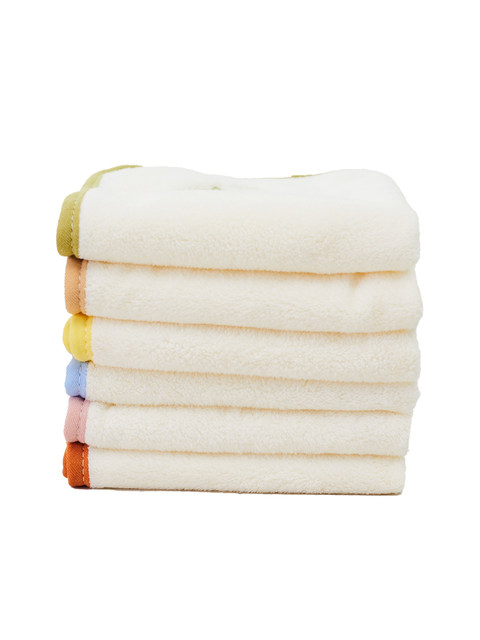 Children's face -to -face towel, baby super soft square scarf is better than pure cotton, water absorption, dry, dry hair, wash Paka family