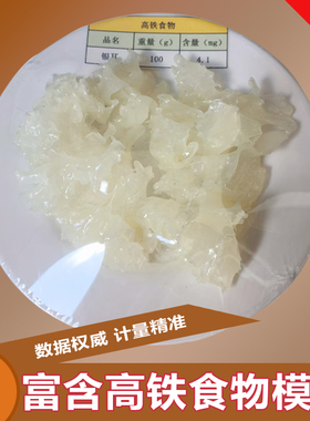 富含铁营养素食物模型20件套
