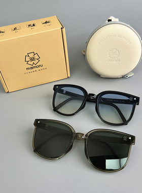 官旗卖258！可折叠收纳！男女款口袋超轻偏光太阳镜复古大框墨镜