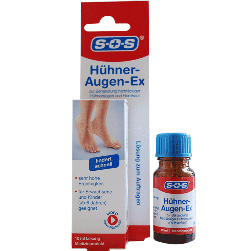 德国进口sos鸡眼10ml SOS海外国际皮肤科药品