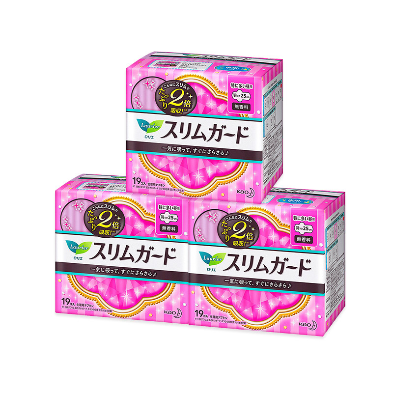 kao /乐而雅超薄瞬吸量多日用25cm 吉寿屋海外卫生巾