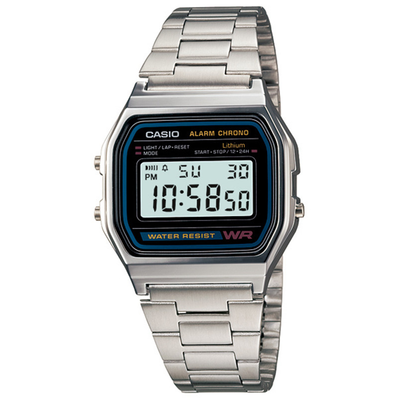 陈小春同款手表卡西欧CASIO A158WA F-84W F91WA代购小方块电子表-图3