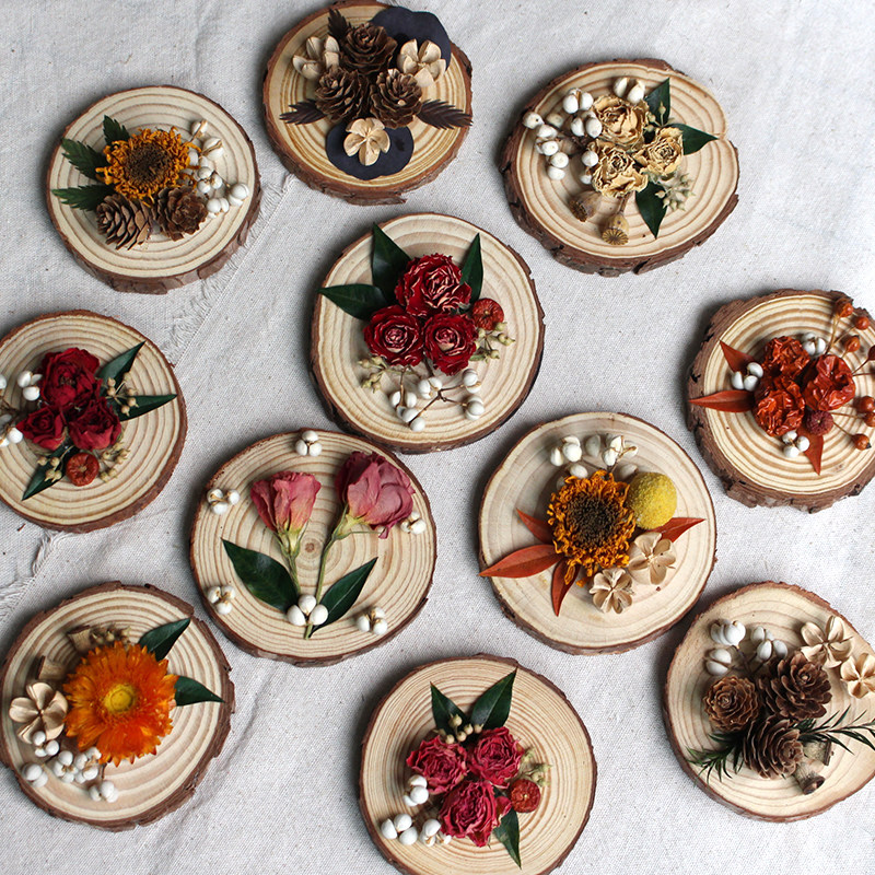 干花冰箱贴墙贴真花装饰diy云南旅游特色纪念品摆摊小摆件伴手礼,淘宝优惠券,粉丝福利购,淘宝优惠卷