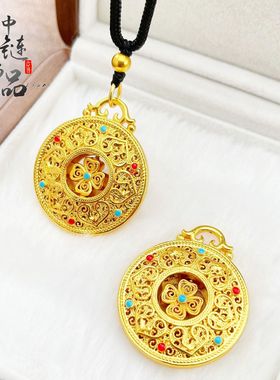 老古法凤祥金店同款高保色沙金