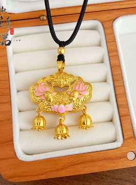 不掉色【金店同款】古法沙金