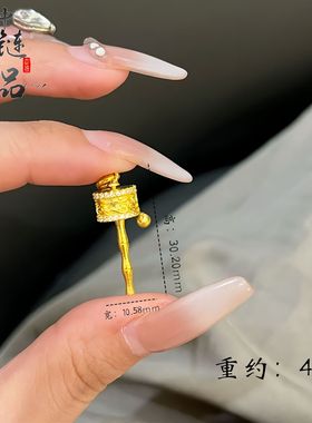 古法镀金久不掉色金店同款沙金