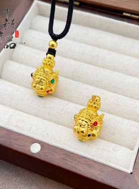 古法镀金久不掉色金店同款沙金