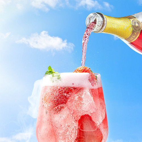 莫斯卡托白葡萄起泡酒少女鸡尾红酒赠酒杯气泡酒 - 图3