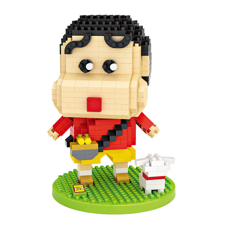 loz/利智小颗粒积木成人拼装玩具卡通乐高微钻小鹿露娜猫新蜜桃樱