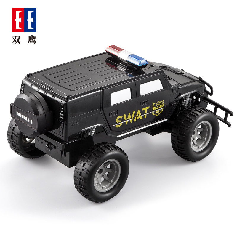 双鹰仿真遥控特警吉普电动玩具车 doublee电动/遥控车