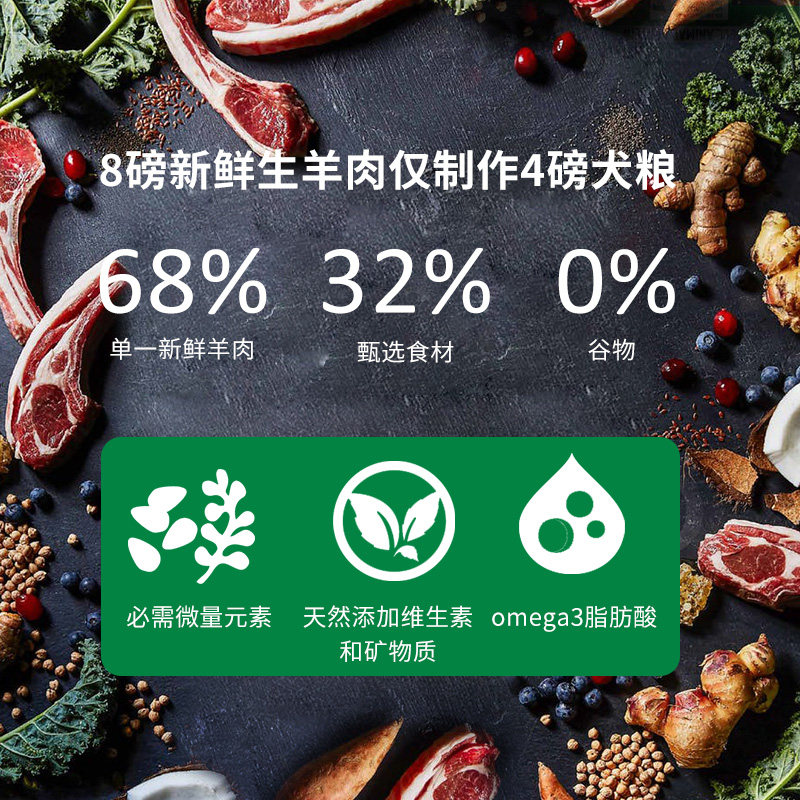 澳洲进口Billy+Margot天然无谷低敏成幼犬狗粮三文鱼牛羊肉袋鼠肉优惠券