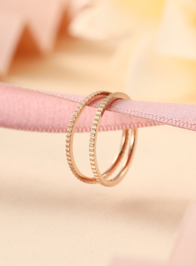 钛钢欧美风新鲜出炉菱形戒指现货