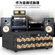 2进2出功放/音箱选择切换器音响喇叭分配器复古VU电平表带遥控VU3