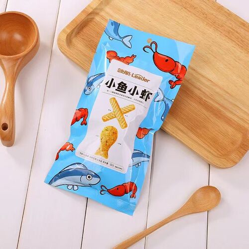 琅琅领航小鱼小虾虾条鱼果32克办公室网红零食解馋膨化休闲新日期 - 图0