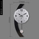Simple wall clock CARAVEL modern wooden