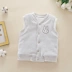 Áo vest bé gái cotton ấm áp mùa thu đông mặc 0-3-6 tháng - Áo ghi lê