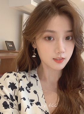 好美丽的复古玫瑰小花耳环