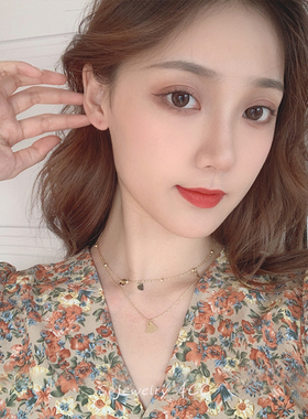 店主自留挚爱回馈双层高保色项链