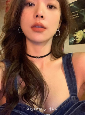 高级感气质CD字母颈链项圈