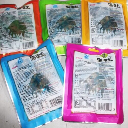 海蜇丝包邮整箱30包福州特产闽洋海蜇皮150克5种口味鲜脆即食凉拌 - 图3