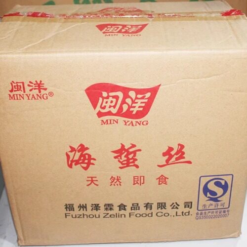 海蜇丝包邮整箱30包福州特产闽洋海蜇皮150克5种口味鲜脆即食凉拌 - 图1