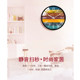 Silent wall clock large European style living room bedroom quartz