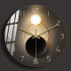 Wall clock living room creative Nordic punch-free modern simple