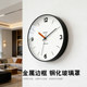 Simple modern silent living room digital scale wall clock